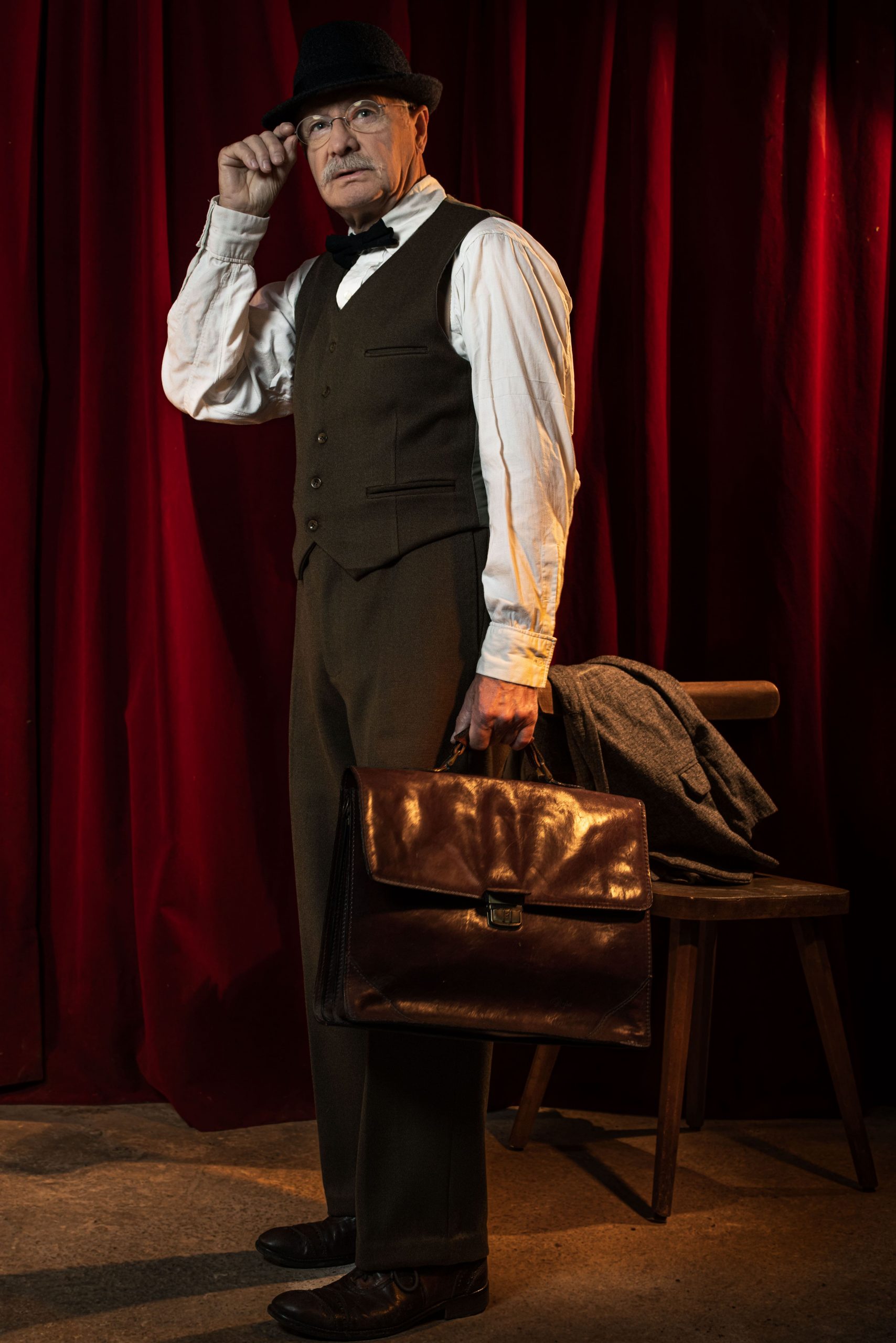 Costume homme vintage vert sans veste