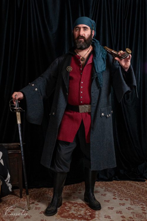 Costume corsaire homme, pirate Barbe-Noire