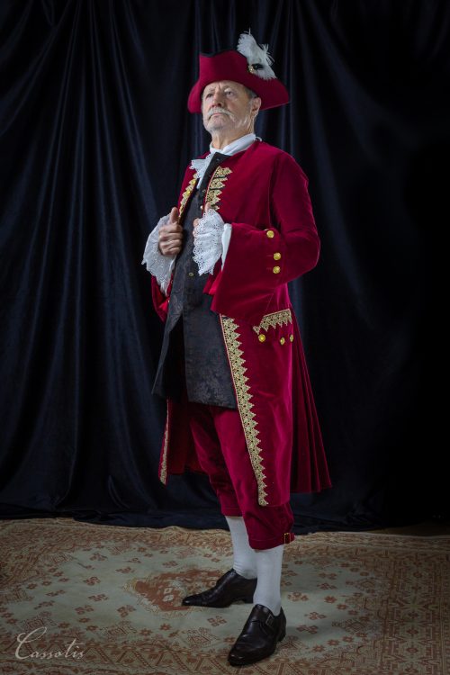 Costume capitaine pirate inspiré Capitaine Crochet