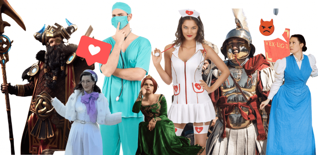 cosplay, évocation historique et reconstitution