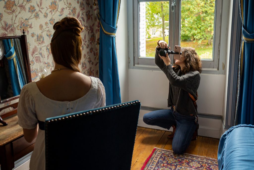 Shooting photo régence à la Barbelinière