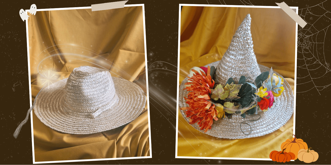 Faire son chapeau de sorcière en paille